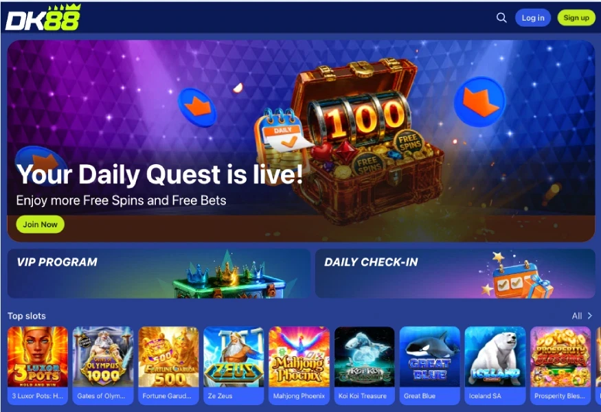 DK88 daily quest screen tracking tier progress tasks